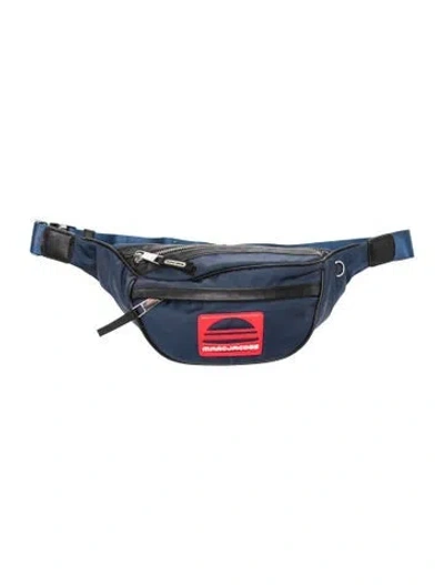 Pre-owned Marc Jacobs Nylon Belt Bag In Blue