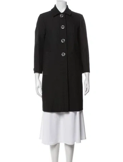 Pre-owned Marc Jacobs Nylon Coat In Black