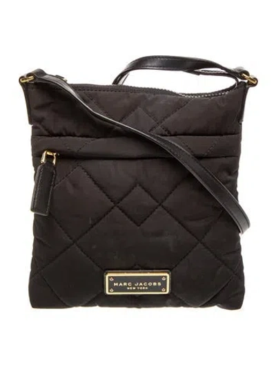 Pre-owned Marc Jacobs Nylon Crossbody Bag In Black