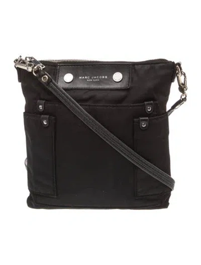 Pre-owned Marc Jacobs Nylon Crossbody Bag In Black