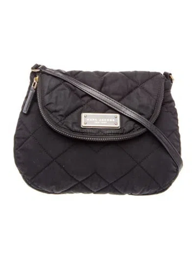 Pre-owned Marc Jacobs Nylon Crossbody Bag In Black