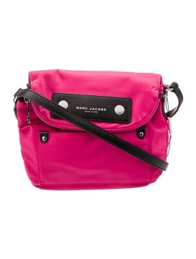 Pre-owned Marc Jacobs Nylon Crossbody Bag In Pink