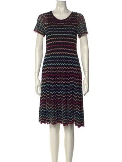 Pre-owned Marc Jacobs Nylon Knee-length Dress In Black