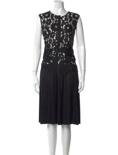 Pre-owned Marc Jacobs Nylon Knee-length Dress In Black