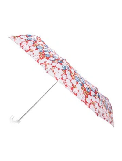 Pre-owned Marc Jacobs Nylon Patterned Umbrella In Red