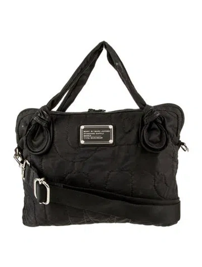 Pre-owned Marc Jacobs Nylon Shoulder Bag In Black