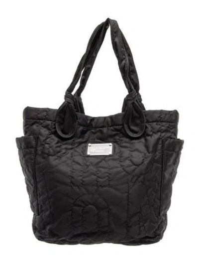 Pre-owned Marc Jacobs Nylon Shoulder Bag In Black