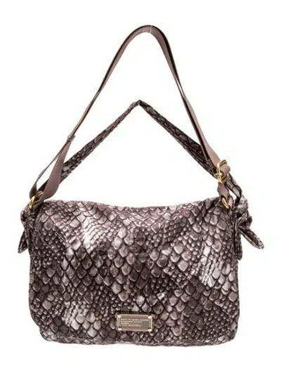 Pre-owned Marc Jacobs Nylon Shoulder Bag In Gray