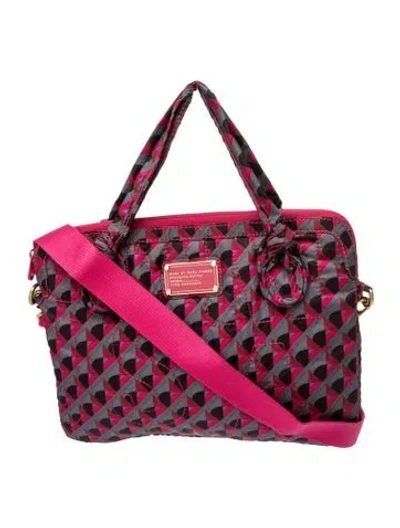 Pre-owned Marc Jacobs Nylon Shoulder Bag In Pink