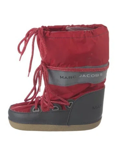 Pre-owned Marc Jacobs Nylon Snow Boots In Red