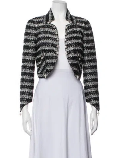 Pre-owned Marc Jacobs Nylon Striped Jacket In Black