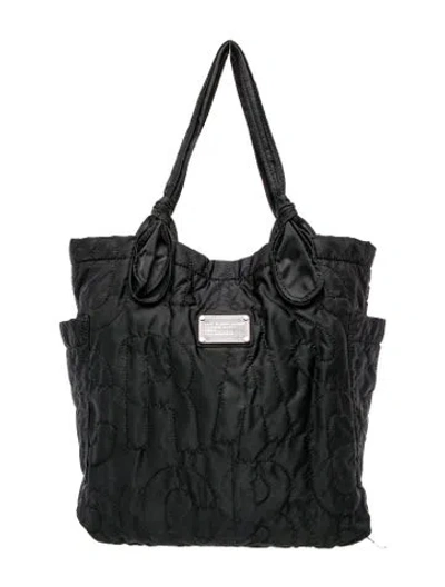 Pre-owned Marc Jacobs Nylon Tote In Black