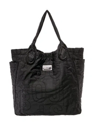 Pre-owned Marc Jacobs Nylon Tote In Black