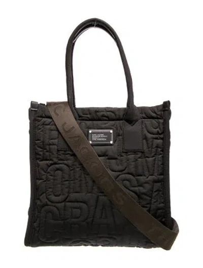 Pre-owned Marc Jacobs Nylon Tote In Black