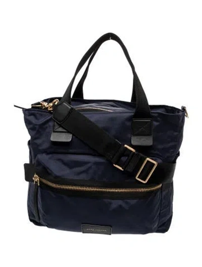 Pre-owned Marc Jacobs Nylon Tote In Blue