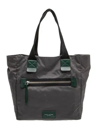 Pre-owned Marc Jacobs Nylon Tote In Gray