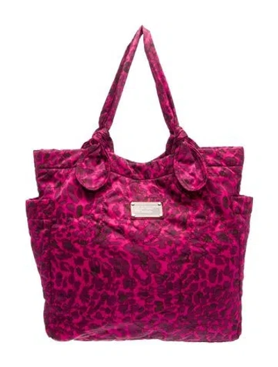 Pre-owned Marc Jacobs Nylon Tote In Purple