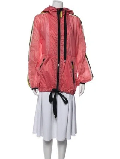 Pre-owned Marc Jacobs Nylon Utility Jacket In Pink
