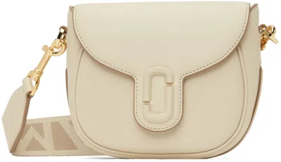 Marc Jacobs Off-white 'the J Marc Small Saddle' Bag In 123 Cloud White