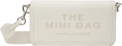 Marc Jacobs Off-white 'the Leather Mini' Bag In 137 Cotton