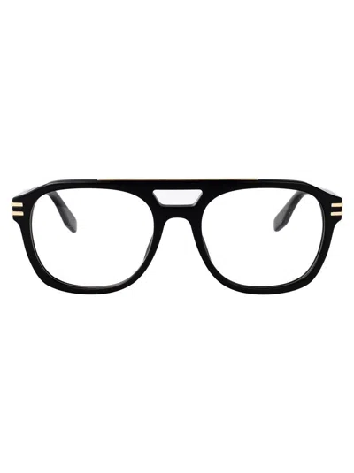 Marc Jacobs Pilot-frame Glasses In Black