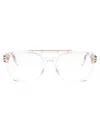 Marc Jacobs Crystal Acetate Glasses In Pink