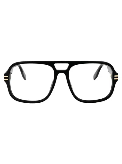 Marc Jacobs Eyewear Aviator Frame Glasses In Black