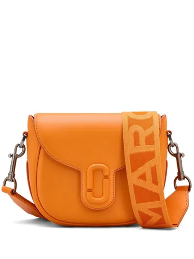 Marc Jacobs The Covered J Marc Saddle Bag In 橘色