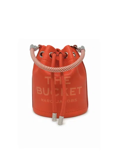 Marc Jacobs Orange Leather The Mini Bucket Bag