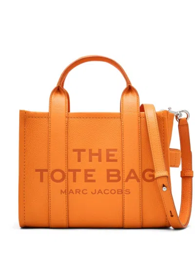 Marc Jacobs Orange The Small Leather Tote