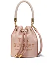 Marc Jacobs The Bucket Leather Top Handle Bag In Pink