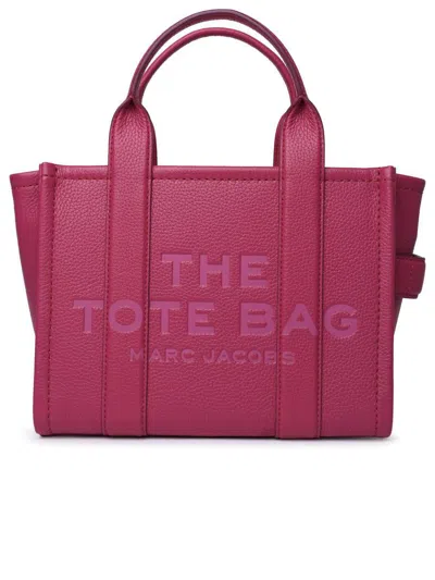 Marc Jacobs Versatile Textured Leather Tote In Purple