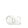 Marc Jacobs Snapshot Logo Shoulder Bag In White