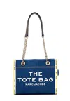 Marc Jacobs The Denim Chain Medium Tote Bag In Blue