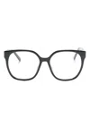Marc Jacobs Oval-frame Glasses In Black