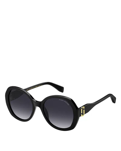 MARC JACOBS OVAL SUNGLASSES, 55MM