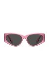 Marc Jacobs Marc 803s Nylon Cat-eye Sunglasses In Pink