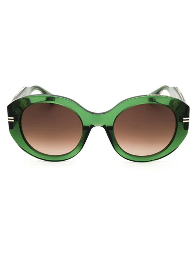 Marc Jacobs Oval Women's Sunglasses In Green