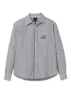 Marc Jacobs Camicia The Striped Shirt In Black