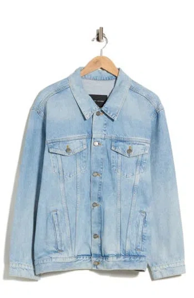 Marc Jacobs Oversize Denim Trucker Jacket In Blue