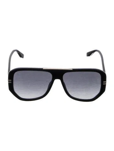 Pre-owned Marc Jacobs Oversize Gradient Sunglasses In Black