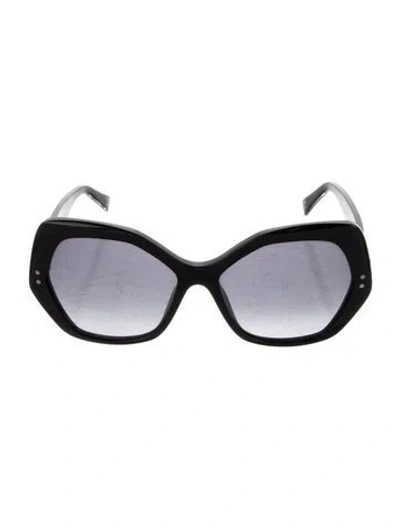 Pre-owned Marc Jacobs Oversize Gradient Sunglasses In Black