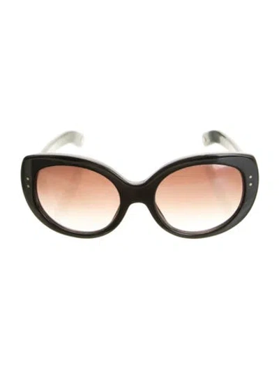 Pre-owned Marc Jacobs Oversize Gradient Sunglasses In Black