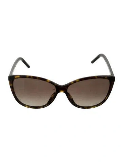 Pre-owned Marc Jacobs Oversize Gradient Sunglasses In Black