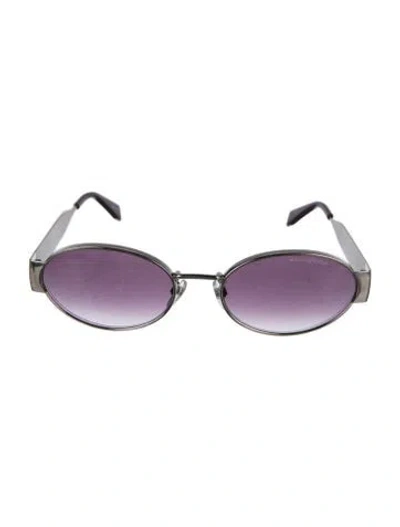 Pre-owned Marc Jacobs Oversize Gradient Sunglasses In Black