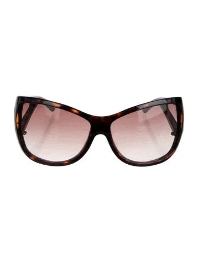 Pre-owned Marc Jacobs Oversize Gradient Sunglasses In Black