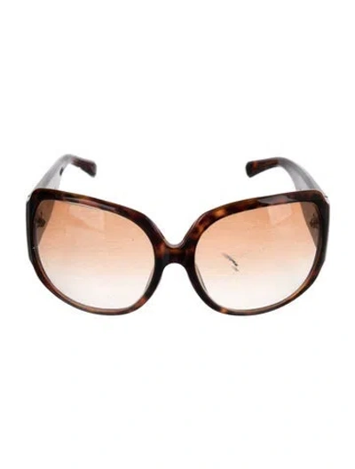 Pre-owned Marc Jacobs Oversize Gradient Sunglasses In Black