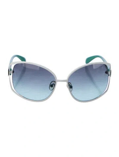 Pre-owned Marc Jacobs Oversize Gradient Sunglasses In Blue