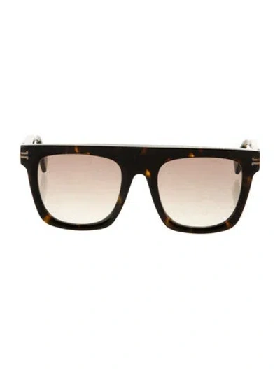 Pre-owned Marc Jacobs Oversize Gradient Sunglasses In Brown