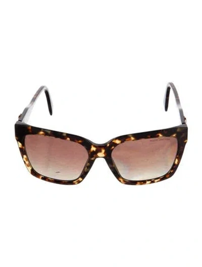 Pre-owned Marc Jacobs Oversize Gradient Sunglasses In Brown